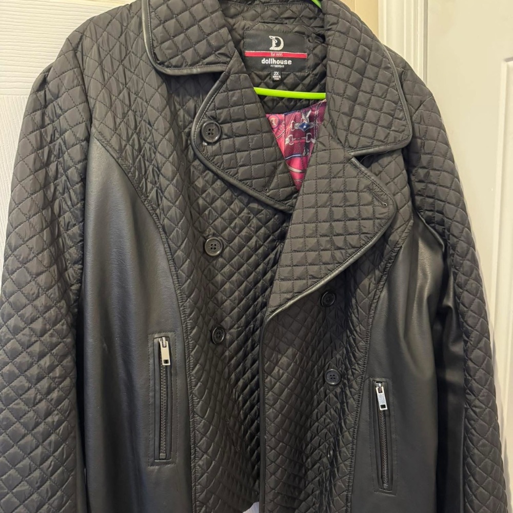 Dollhouse Black Quilted Leather Jacket